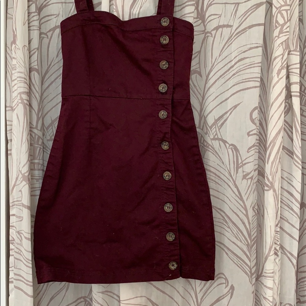 F21 button detail dress